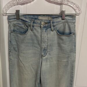 Athleta SCULPTEK Light Wash Straight Ankle Jeans